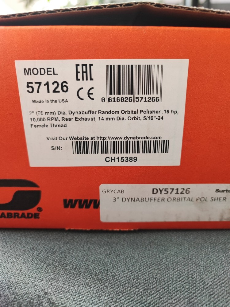 Dynabrade orbital polisher/sander