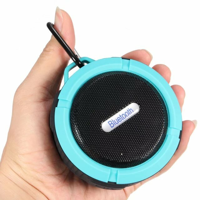 Mini Waterproof Bluetooth Speaker with Suction Cup