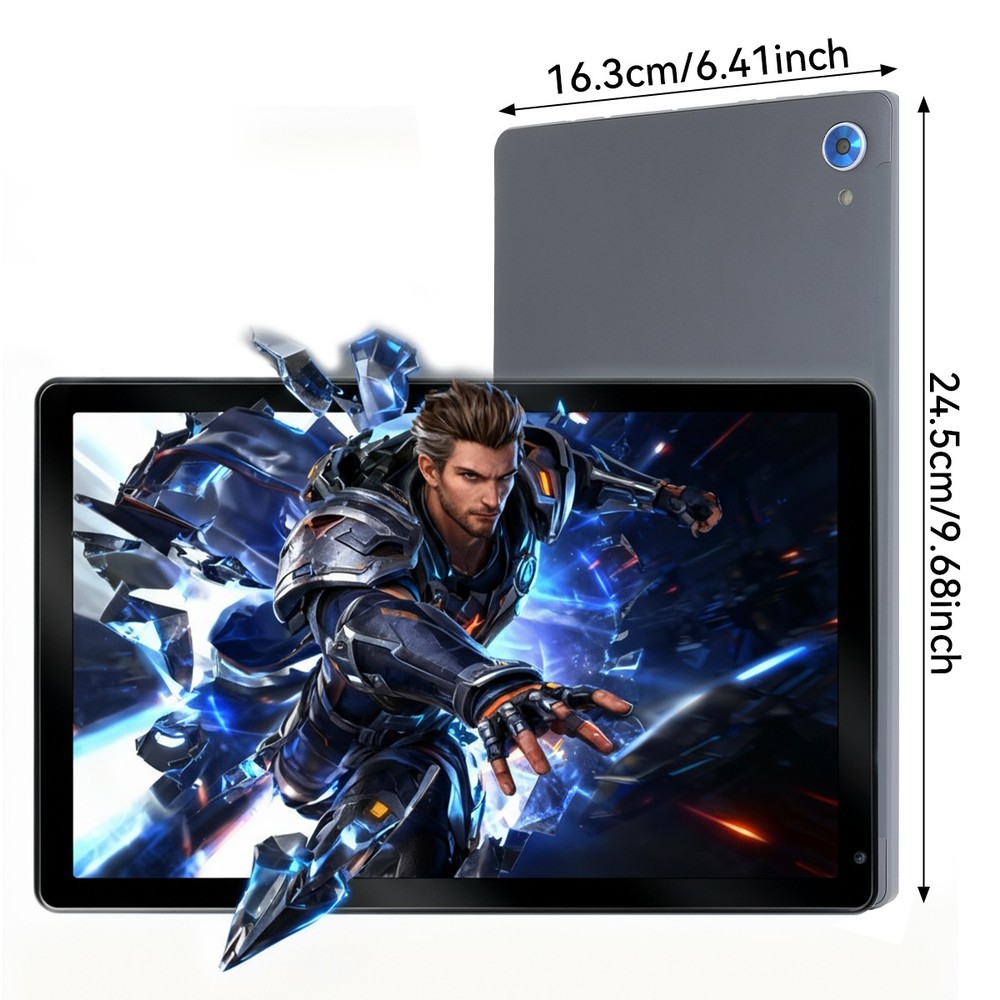 Android15 Tablet 10.1" Octa-core Processor 24GB RAM 128GB ROM HD IPS Dual Camera