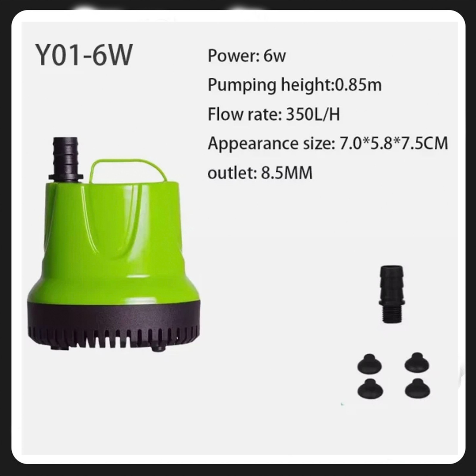 Submersible Water Pump for Pond Aquarium Hydroponics Fish Tank Fountain