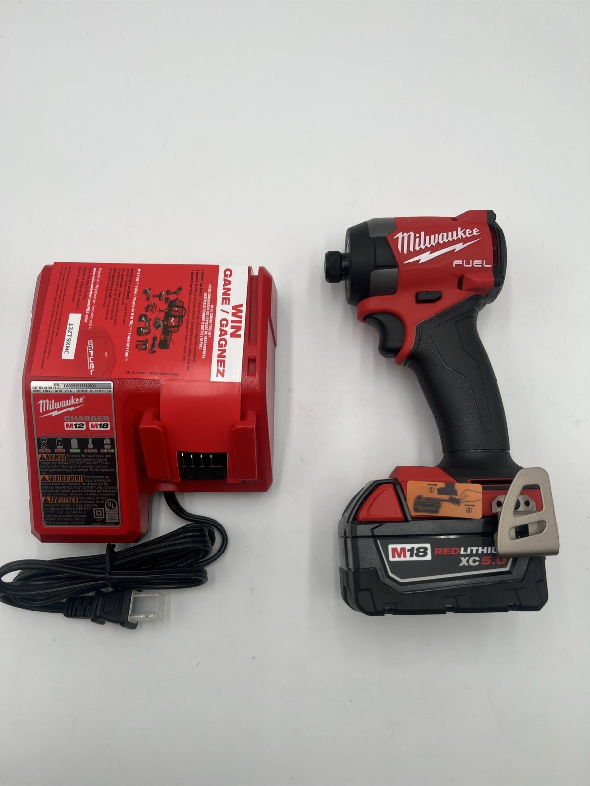 Milwaukee 2953-20 FUEL Brushless Cordless 1/4" Hex Impact Driver w/ 5ah Battery