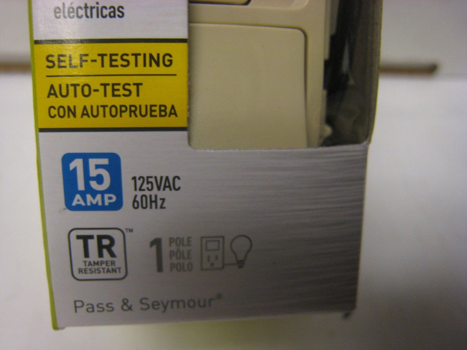 Legrand 1597SWTTRICCD4 Radiant GFCI Switch 15A, 125VAC, 60Hz, Single Pole, IVORY