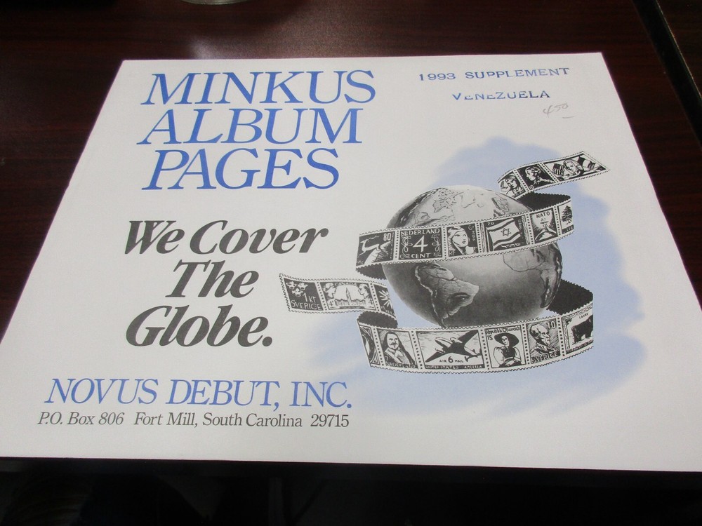 "MINKUS"  1993  SUPPLEMENT  VENEZUELA  W/FREE SHIPPING!!!