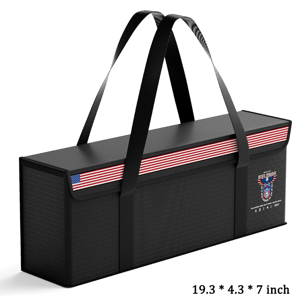 Fireproof Explosion-Proof Waterproof Lipo Ebike Battery Storage Bag Safe Case