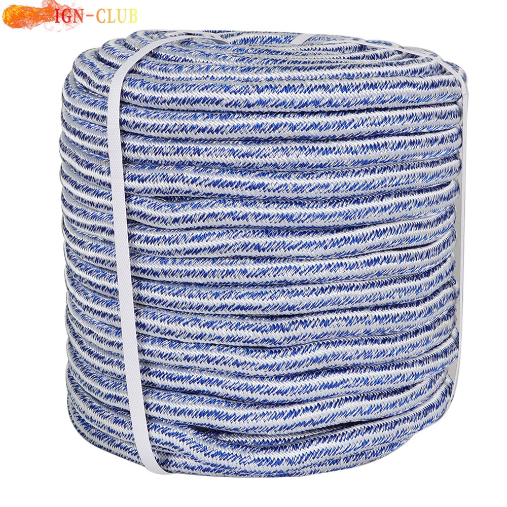 Arborist Tree  Rope 24 Strand Braid Polyester Rope 3/4" × 200' 20000Lbs