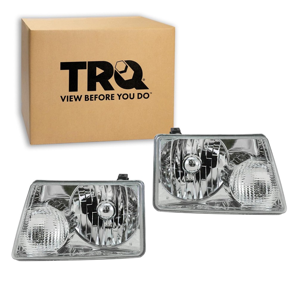 2001-2011 Ford Ranger Headlight Assembly 2 Piece Driver Passenger Set Replace...