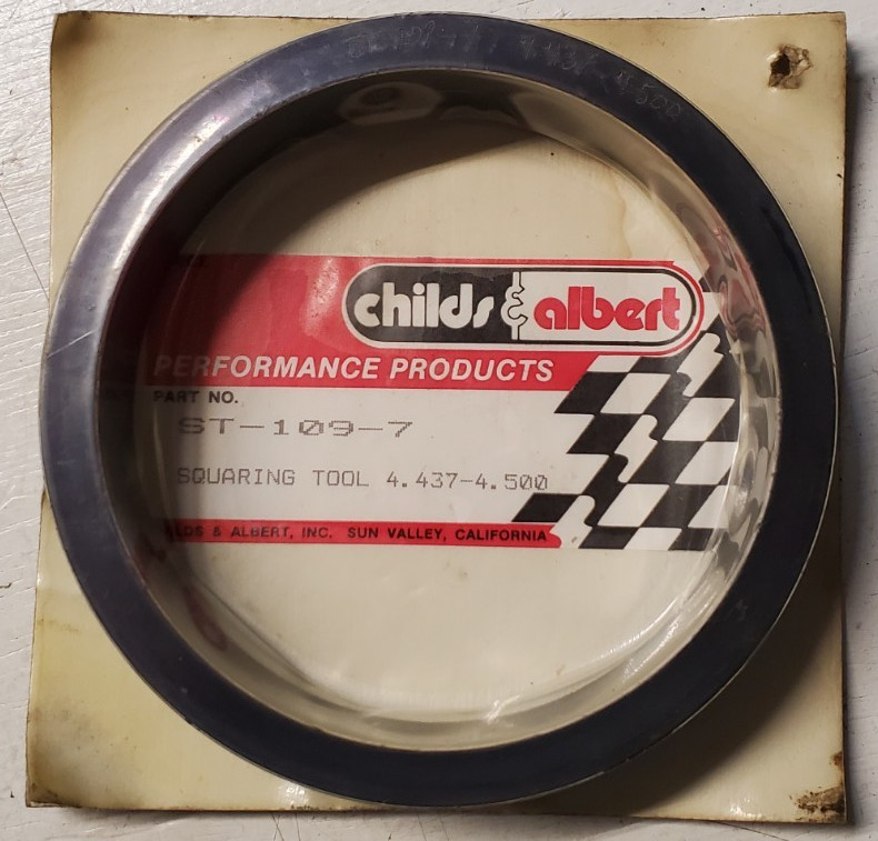 Childs & Albert Performance ST-109-7 Piston Ring Squaring Tool 4.434-4.500 NOS