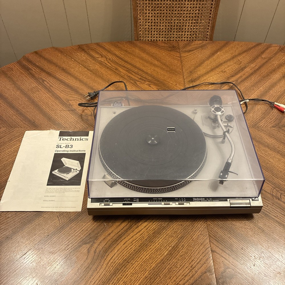 Technics SL-B3 Fully Automatic Turntable With Repeat Functions Read