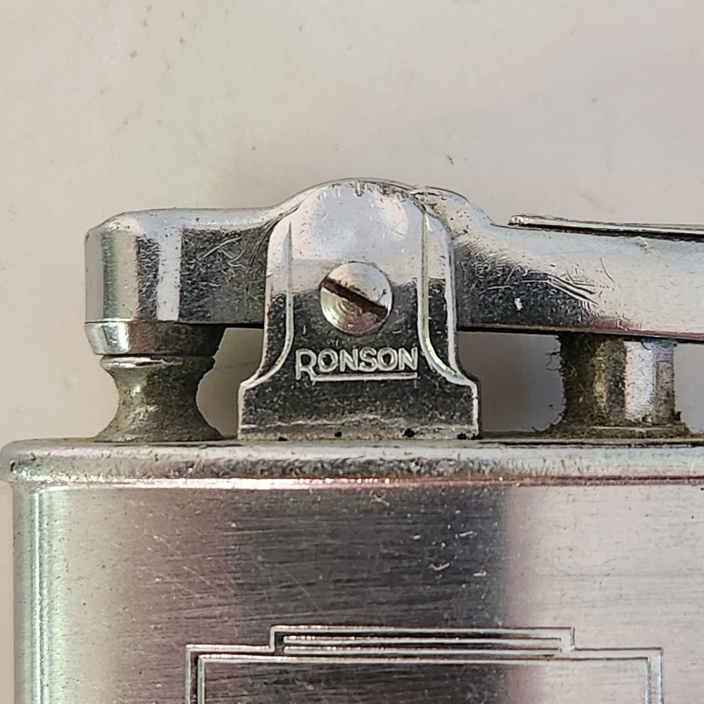 Ronson Vintage Silver Lighter Pre-Owned Untested Smoking Survival Camping