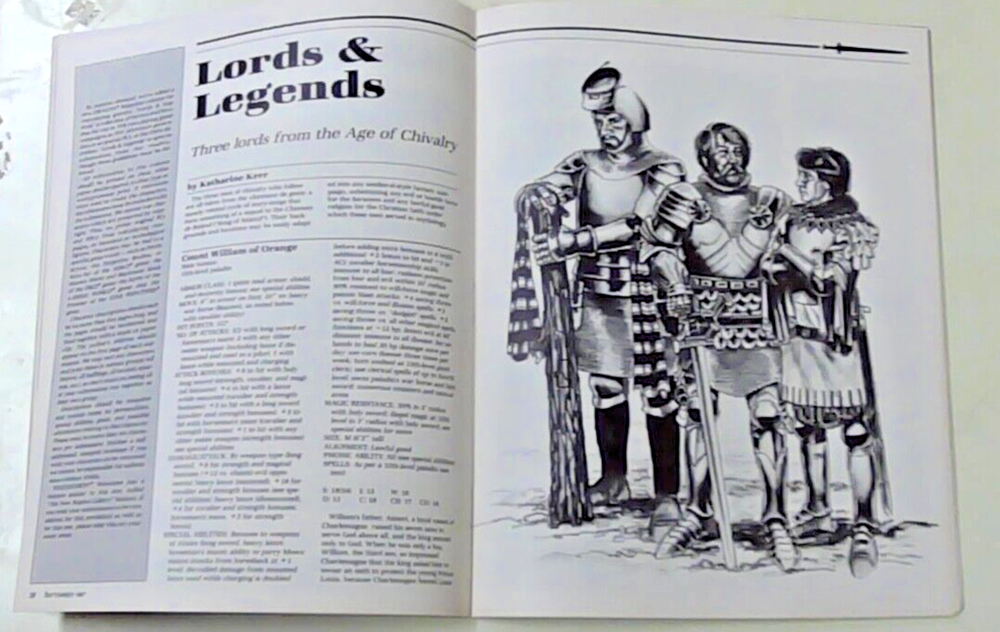 Dragon Magazine #125 INCLUDES MODULE