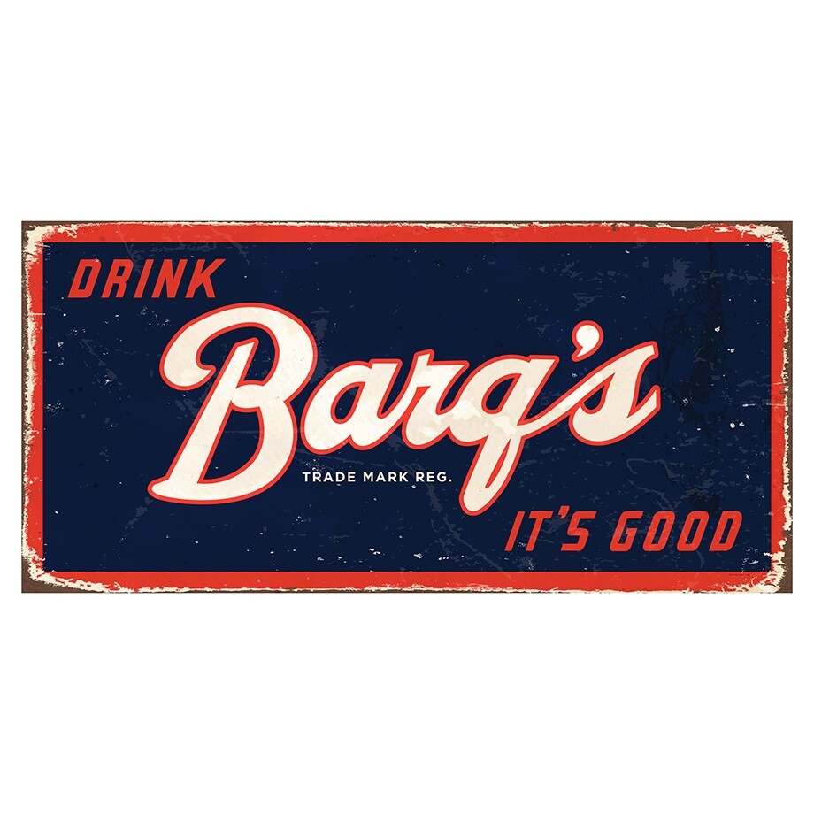 Barq's Root Beer - 36in X 17in Metal Sign - NEW Vintage Look Coca-Cola / Coke