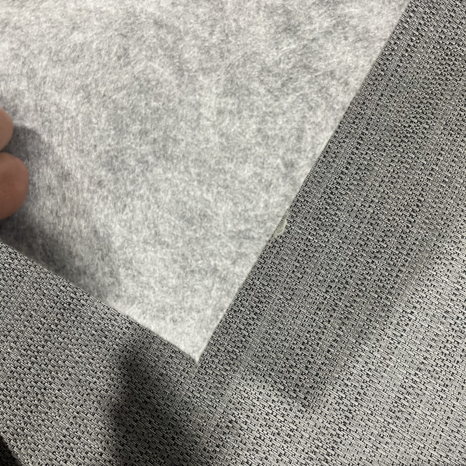 Woven Vinyl Flooring | Greyscale - L-5083930 | 8'6" Width