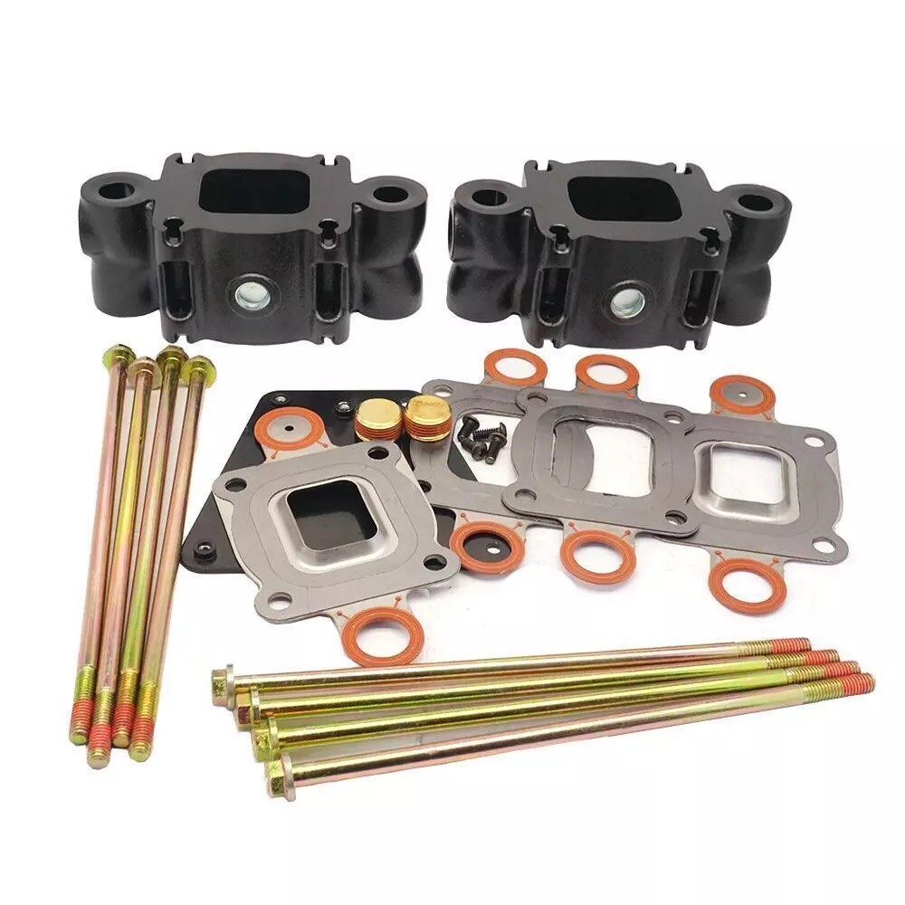 Mercruiser V6 V8 Dry Joint Exhaust Riser Spacer kit 3" 3 inch Replaces 864929A1