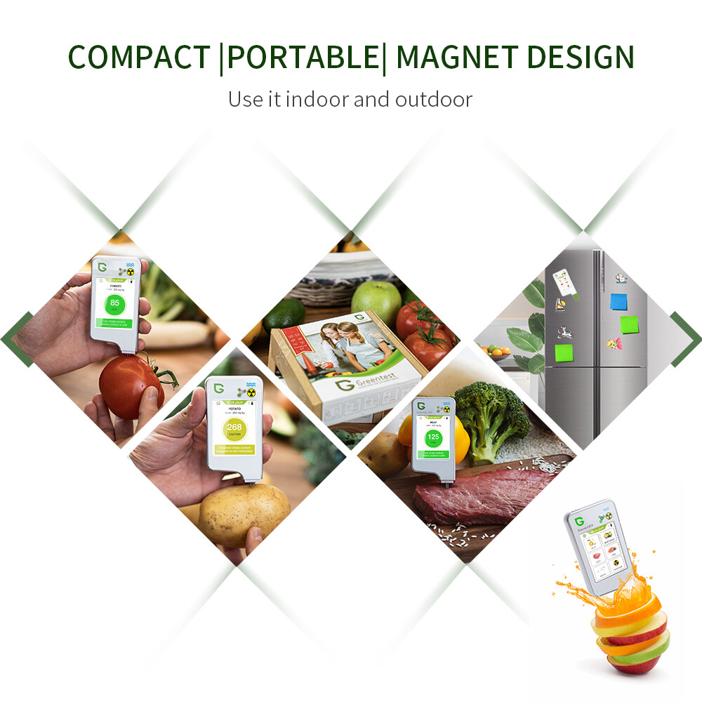 GREENTEST 6 High Accuracy Food, Meat, Fish Nitrate Tester, water TDS Bluetooth