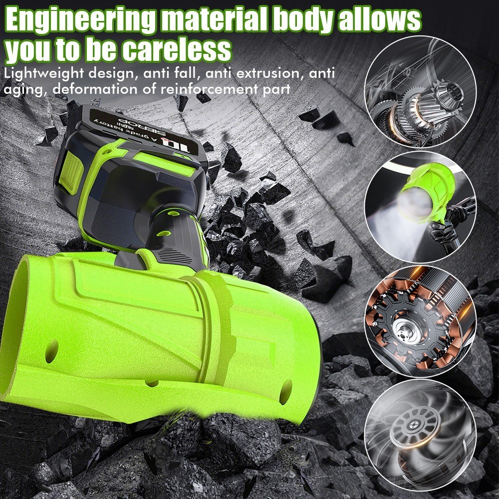 180000RPM Portable Turbo Fan Dust Cleaner Blower Leaf Blower Cordless Handheld