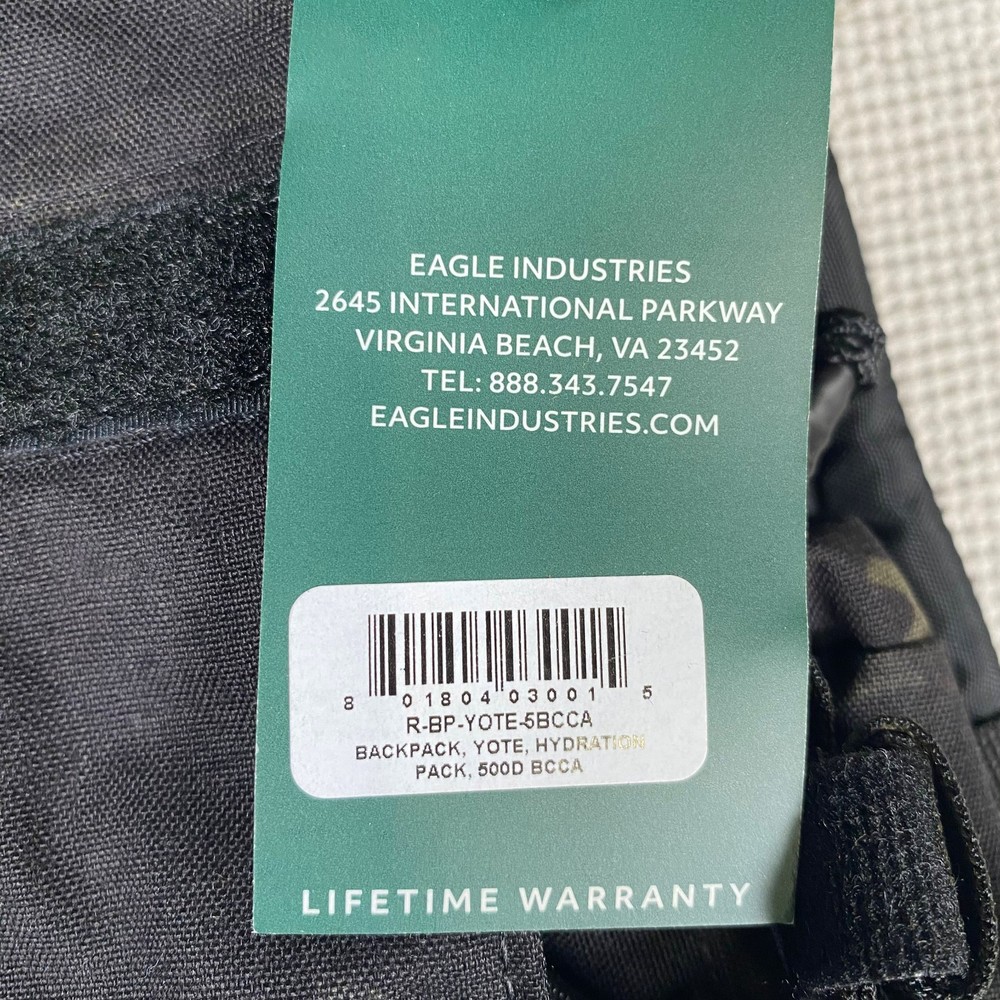 Eagle Industries Yote Beavertail Source 3L Hydration Pack - Multicam Black