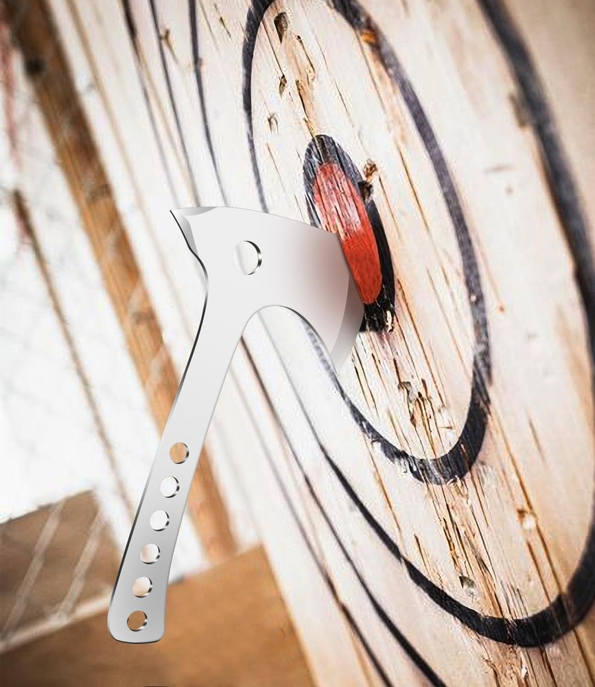 Throwing Axes- 6 Pack, 10.2" Tomahawk Axe, Full Tang with Sheath Stainless St...