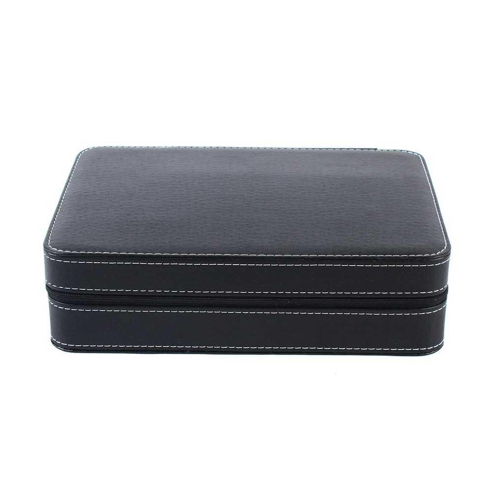 10 Slots Watch Display Case Storage Box Case | Leather Rounded Corner