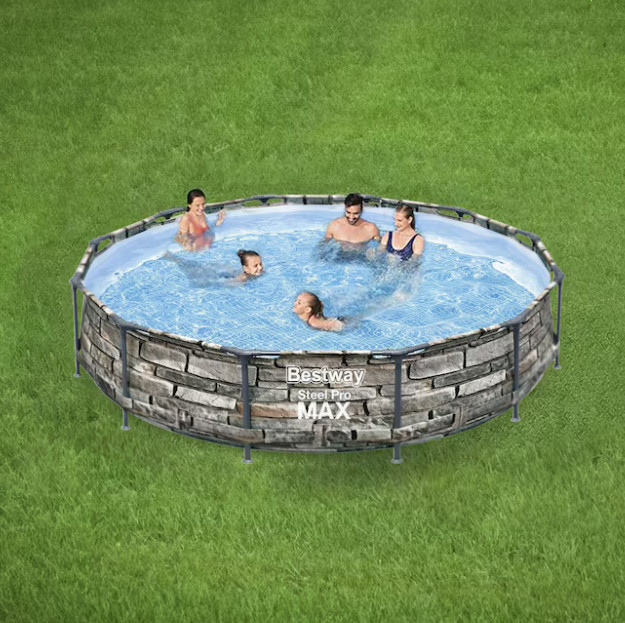 Bestway Metal frame Round Above-Ground Pool with Filter Pump