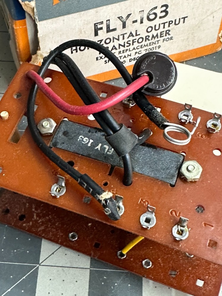 NOS VINTAGE Thordarson FLY 163 Transformer Horizontal Output Spartan PC 70019