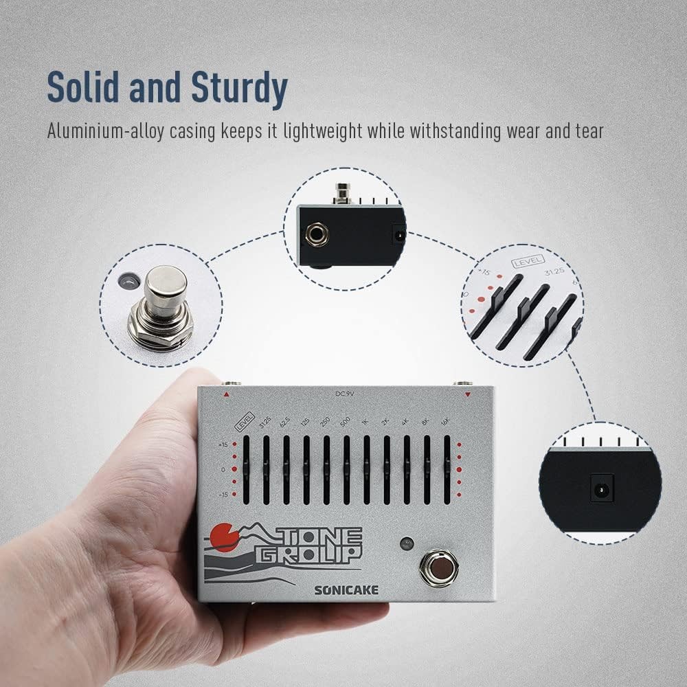 EQ Equalizer Guitar Effects Pedal Tone Group 10-Band