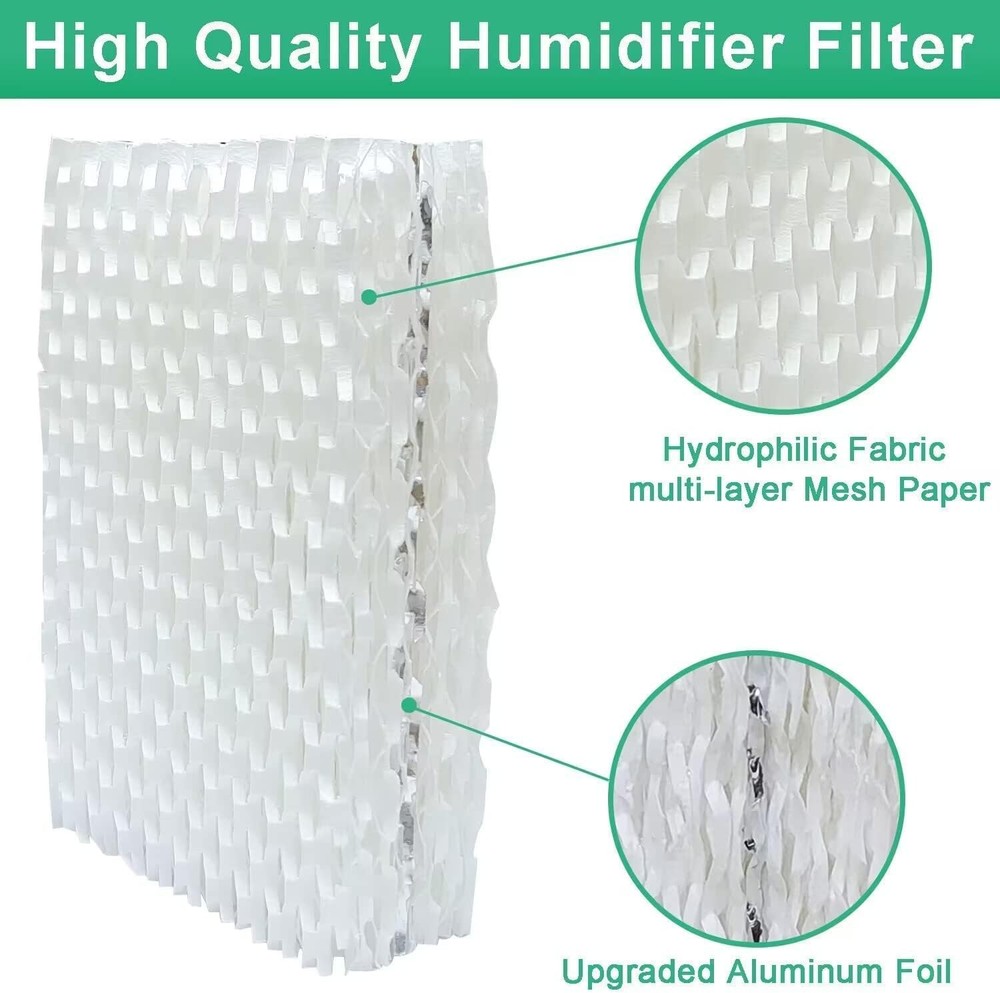 4-Pack Humidifier Filter Replacement for Equate, Filter...
