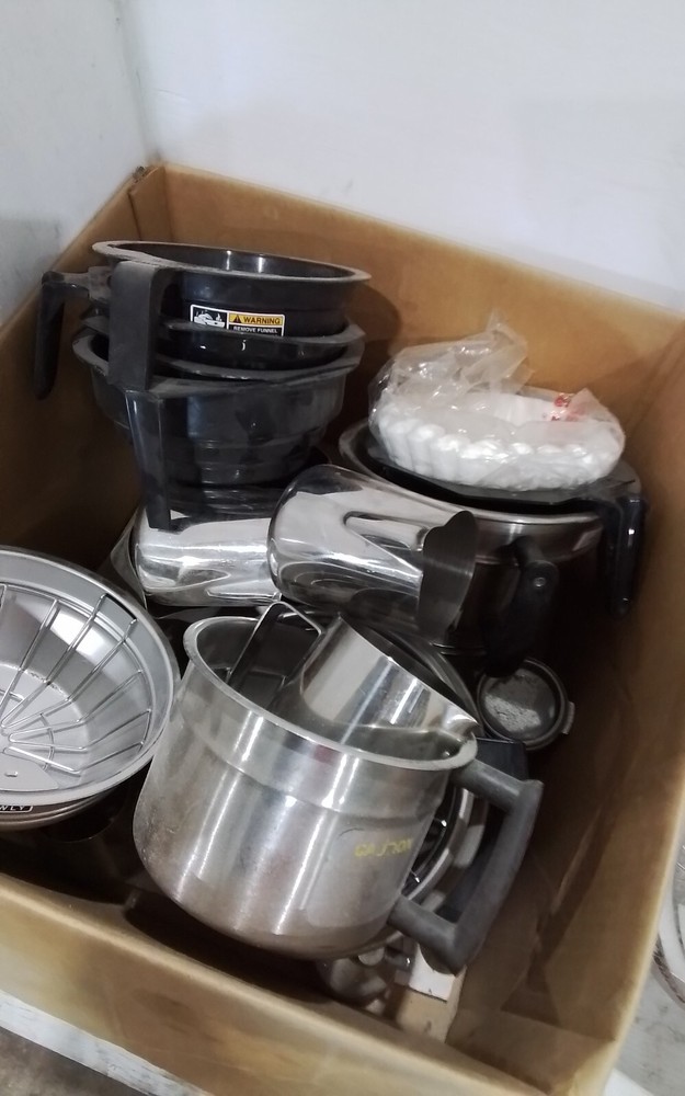 Various Bunn Stainless Steel/Plastic Funnel Assemblies (SW55)