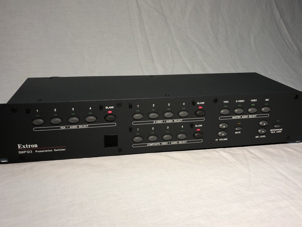 Extron Swp123 Presentation Switcher With Power Cable Rack Mount