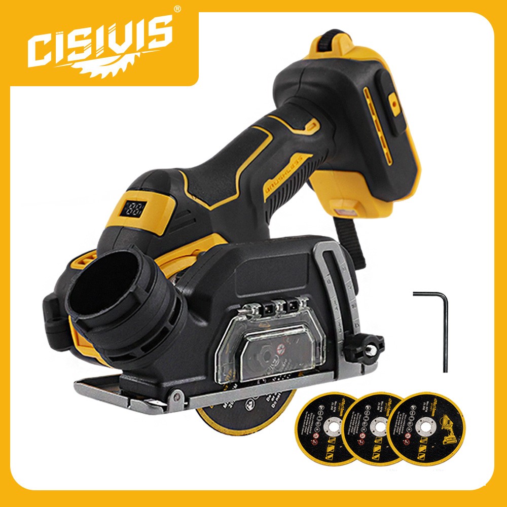 Compact 3" Electric Circular Saw - Brushless Motor, Fits DEWALT 20V/18V