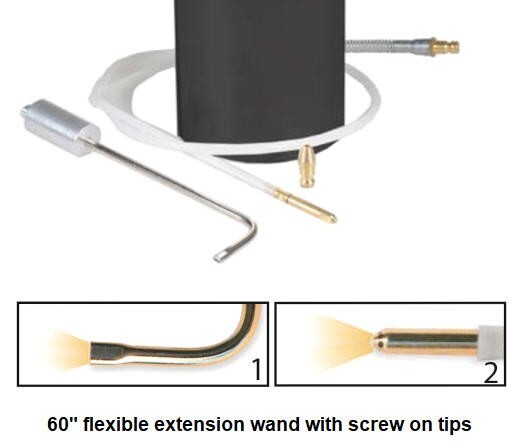 Undercoating Spray Gun with Wand Kit Rust Proofing by kellsport products