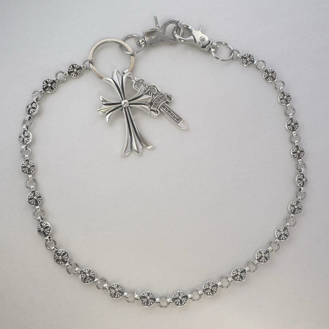 Cross Pants Chain for Men Women,Jeans Chain,Keys Chain,Biker Wallet Chain