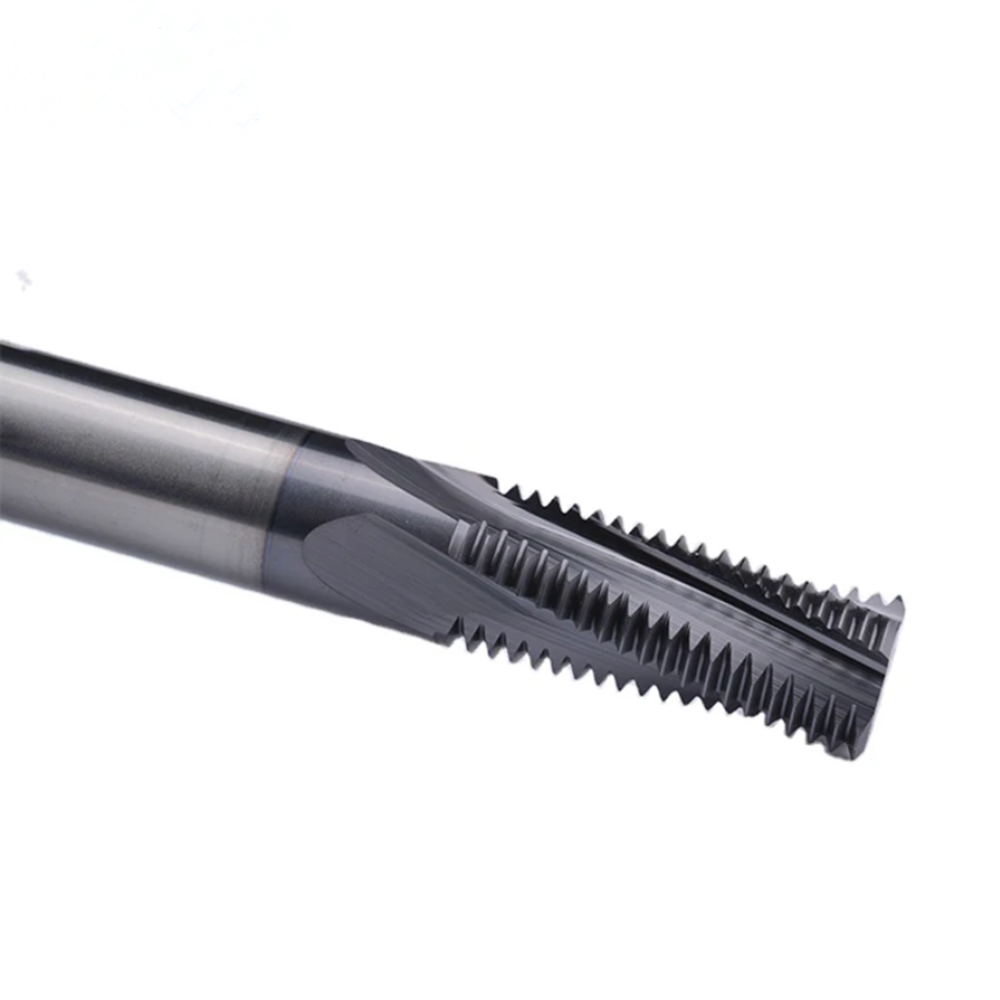 1/4-20 UNC Solid Carbide Thread end Mill CNC Full Tooth - AlTiN Coated