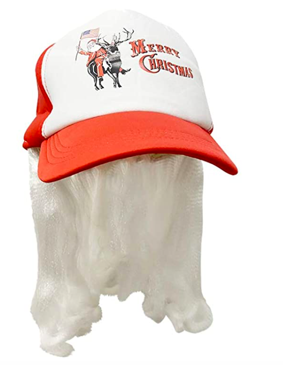 Santa Merry Christams Mullet Hat