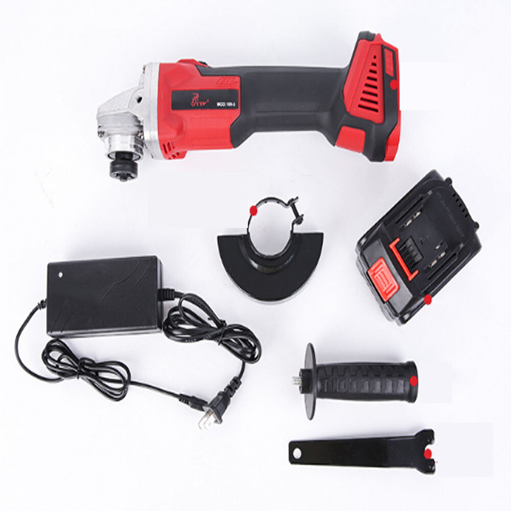 Angle Grinder Mini Cordless Brushless Polishing Grinding Machine Home Tool