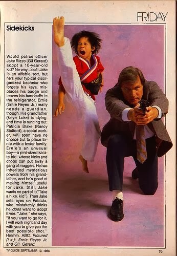 SIDEKICKS / Bill Luetscher 1987 TV Series Script "Always Read Between the Lines"