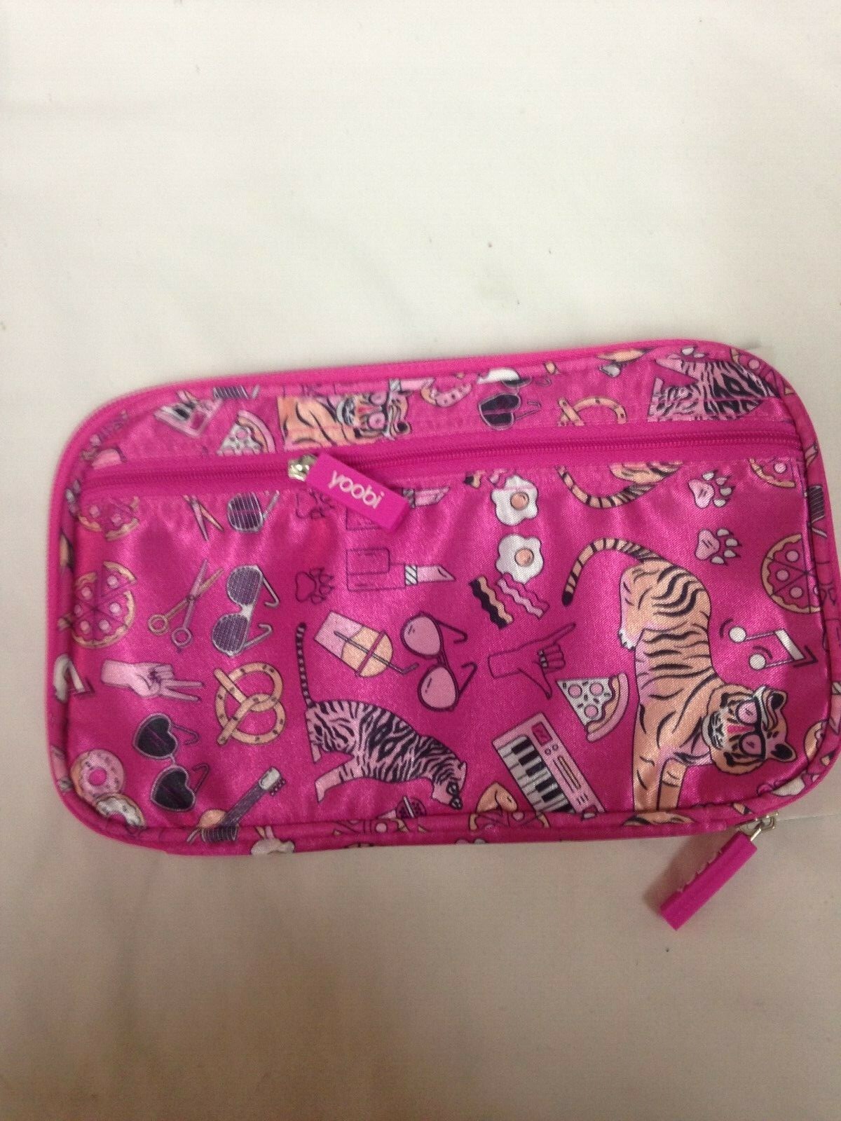 Yoobi Mirrored Icons Bookpack Pencil Case Pouch Storage School Supply Brand new!