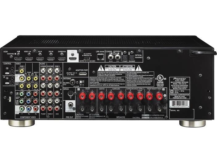 Pioneer VSX‑1021‑K Audio/Video Mult-Channel Receiver 3D-ready HDMI Apple AirPlay