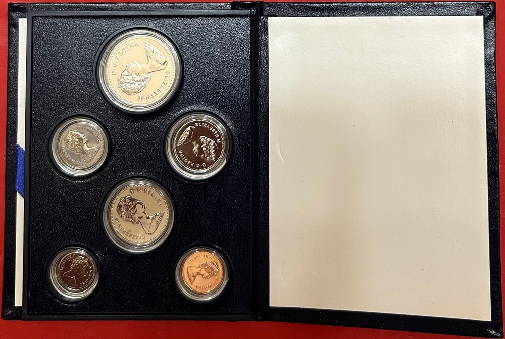 1985 Canada Specimen Set Plus COA & Box