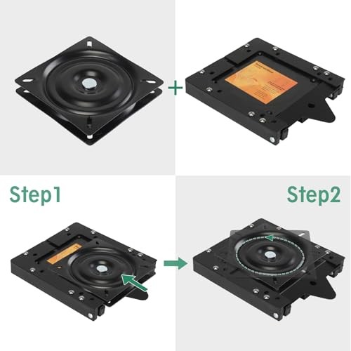 ERGOSEAT Quick Disconnect Boat Seat Mount Swivel (2PC)