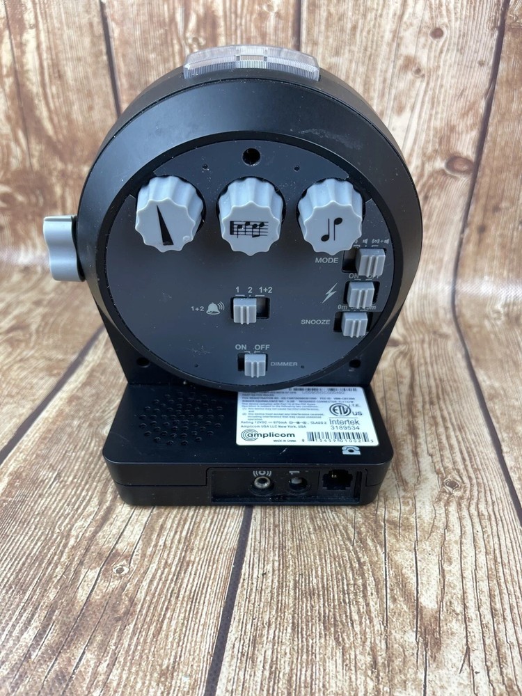 Amplicom - TCL 200 Vibrating Alarm Clock - Gray