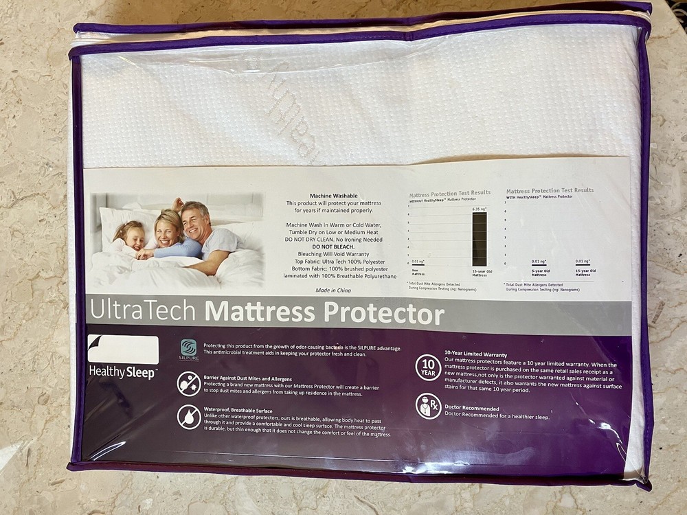 Mattress Protector - Queen - Fitted Sheet Style