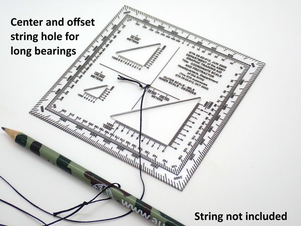 Coordinate Scale and Protractor - GTA 05-02-012 Jun 2008