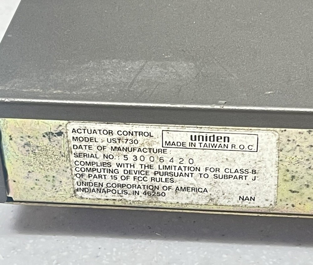 Uniden Ust-730 Stereo Satellite Receiver Untested