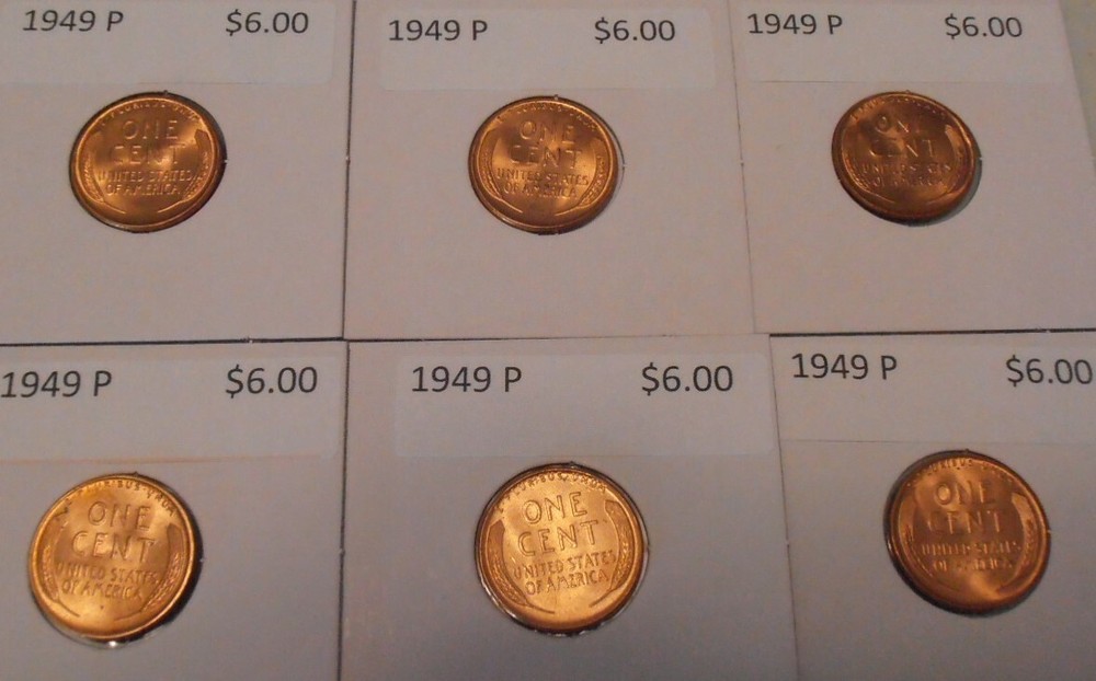 1949 P LINCOLN CENT - BU, Nice coin selected from a roll