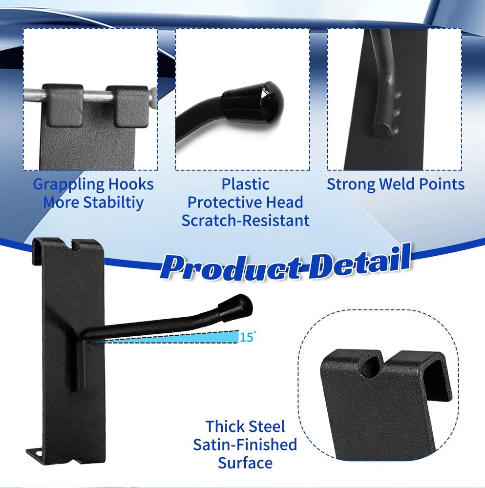 40 PCS Gridwall Hooks 4 Inch Display Hooks For Grid Wall Panel Retail Shop