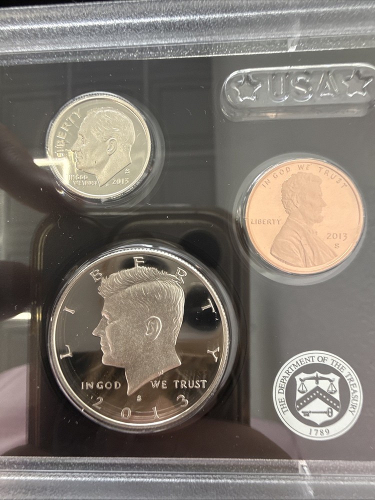 2013 United States Mint Silver Proof Set W/Box, COA