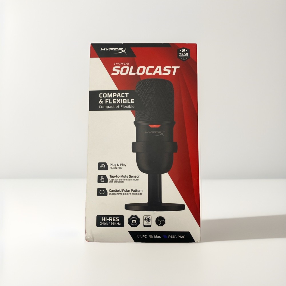 HyperX SoloCast USB Gaming Microphone - Black (4P5P8AA)