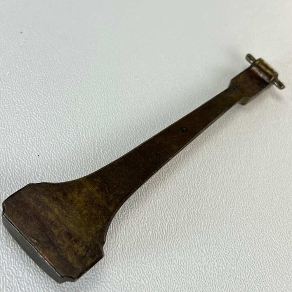 Solid Brass Replacement Door Knocker Strike Bar MidCentury 4.5" Door Hardware