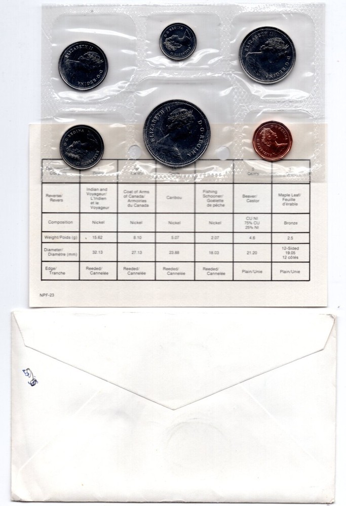 1984 Canada PL Uncirculated Proof Like Coin Set