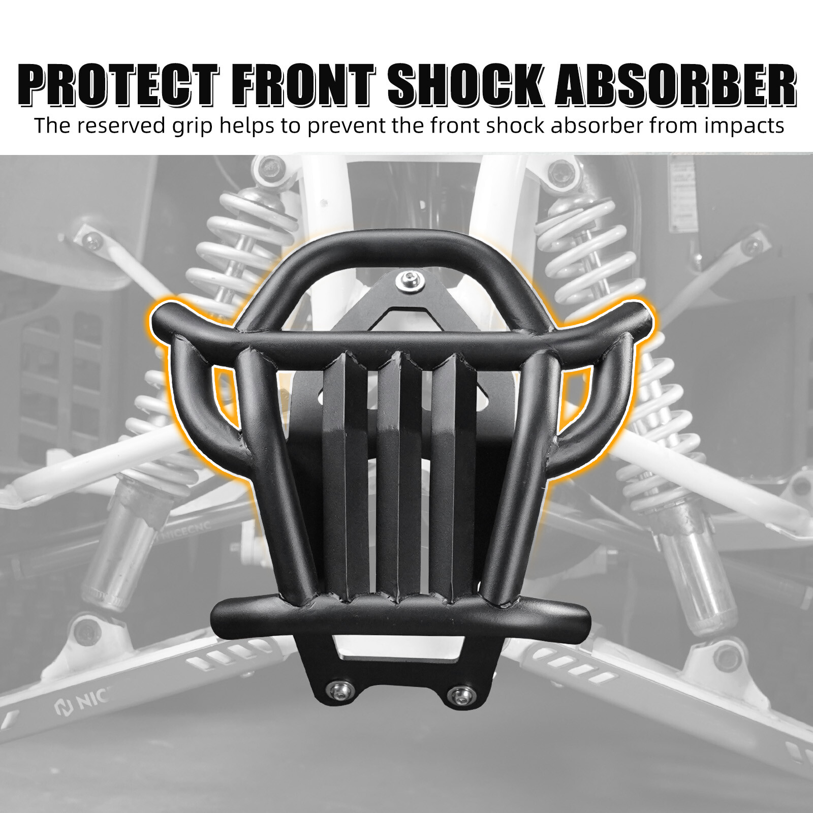 NICECNC Front Bumper For Yamaha Blaster 200 YFS200 1988-2006 #3JM-2845N-30-00